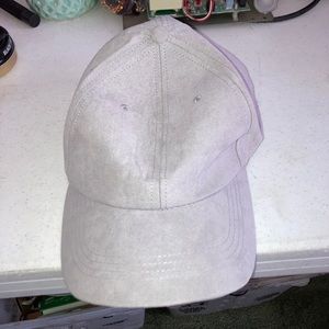 Maurice’s Gray Suede Baseball Cap w Adjustable Back Strap